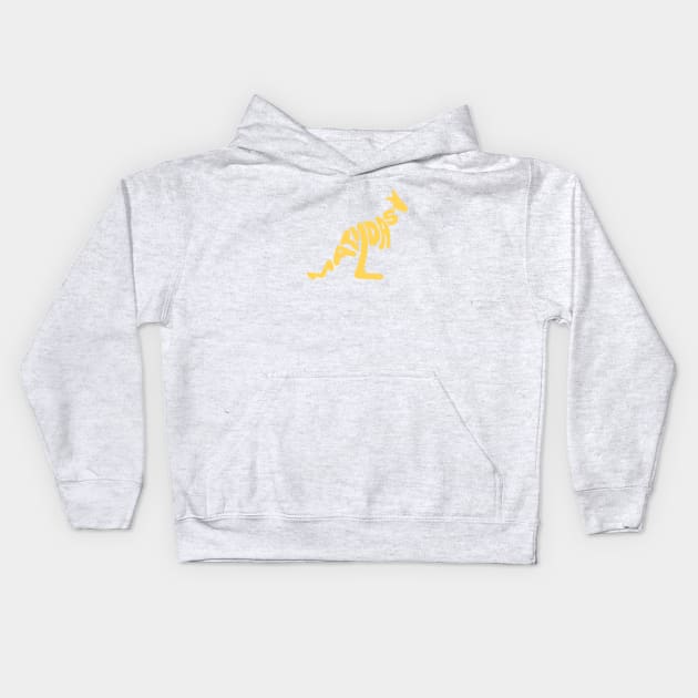 Matildas Kangaroo Kids Hoodie by StripTees